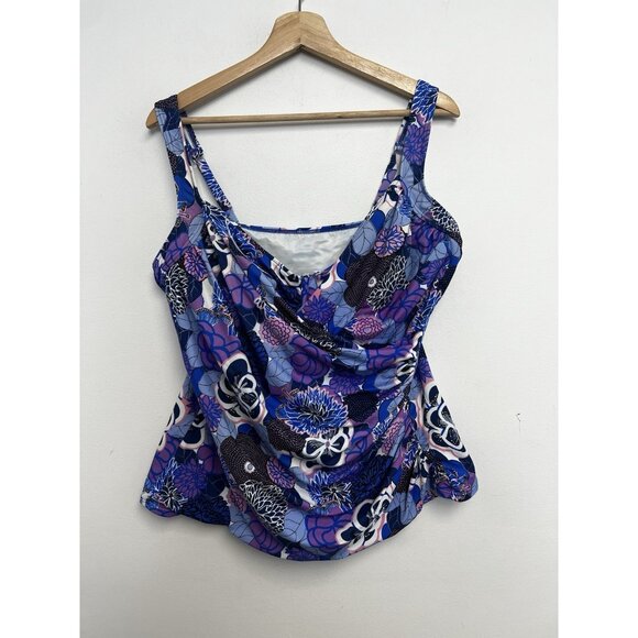 Talbots Blue and Purple Floral Bikini - Picture 8 of 8